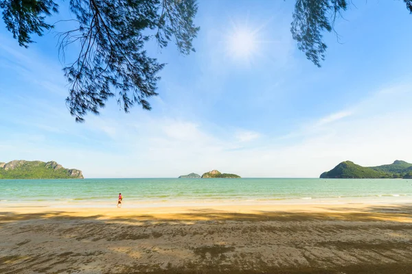 Bay Manao Beach Prachuap Khiri Khan Province Thailand Bay Manao — Stock Photo, Image