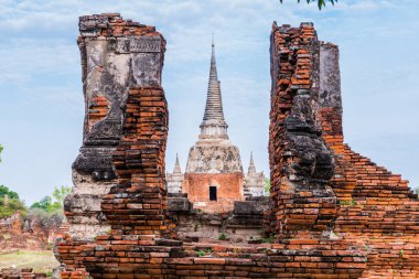 Eski Tapınak Mimarisi, Wat PhraSrisan Ayutthaya Eyaleti, Tayland, Dünya Mirası Bölgesi