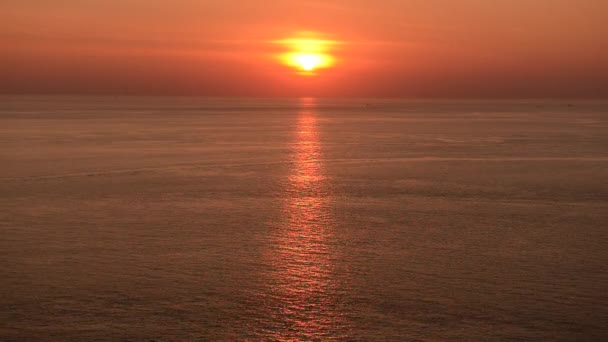 Lanskap Matahari Terbenam Dari Phuket Promthep Cape Provinsi Phuket Thailand — Stok Video