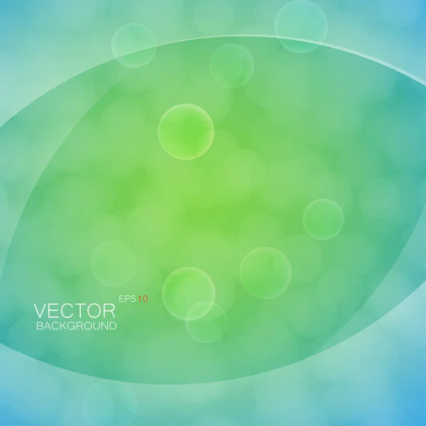 Resumen de los círculos nublados de luz como efecto bokeh — Vector de stock