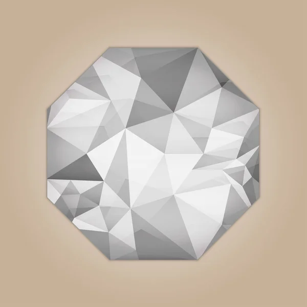 Діамантову форму восьмикутника — стоковий вектор
