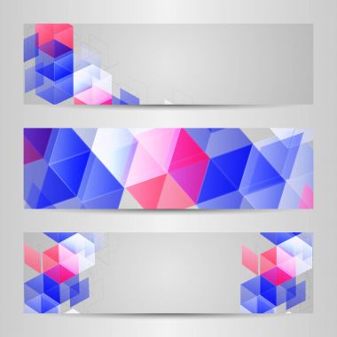 Afiş kümesiyle kübik öğeleri özetini