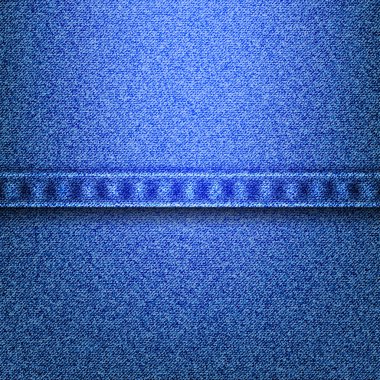 Denim jeans doku dikişleri Merkezi ile