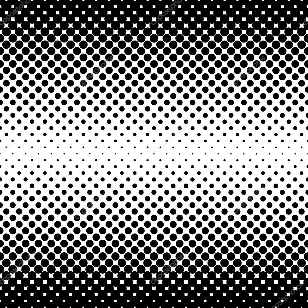 Monochrome halftone abstract background