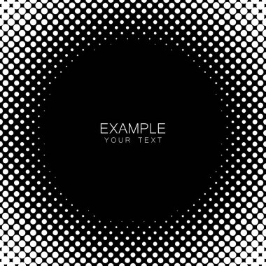Tek renkli daire kare noktalı resim arka plan