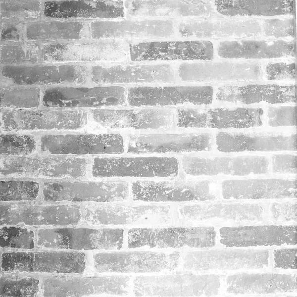 Grunge Black White Brick Wall — Stock Photo, Image