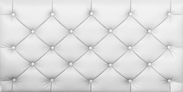 White Leather Upholstery Background — Stock Photo, Image