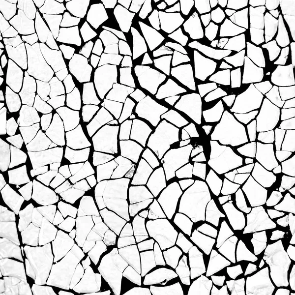 Cracks Texture White Background Design — Stock Photo, Image