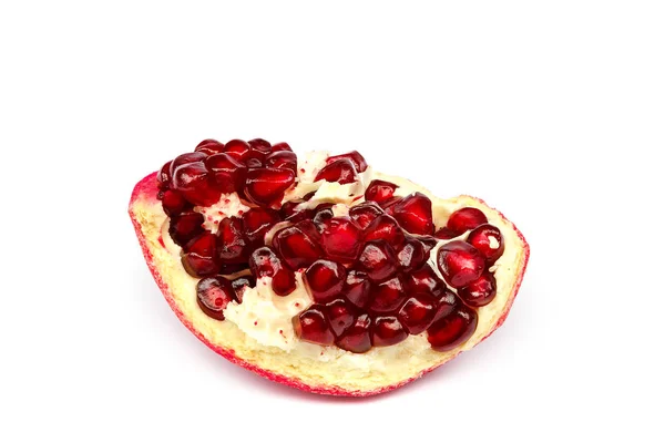 Pomegranate fruit isolated on a white background — Stock Photo, Image