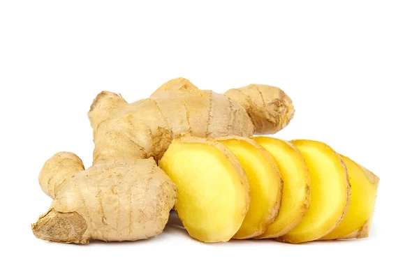 Ginger root isolated on a white background — Stock Photo, Image