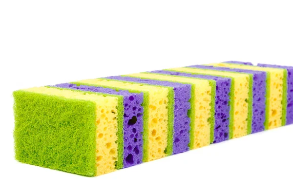 Sponges isolated on the a white background — Stock Photo, Image