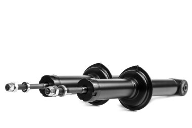 Beyaz arka plan üzerinde izole süspansiyon Strut araba