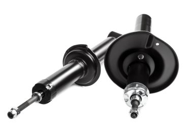 Beyaz arka plan üzerinde izole süspansiyon Strut araba