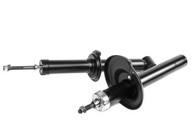 Beyaz arka plan üzerinde izole süspansiyon Strut araba