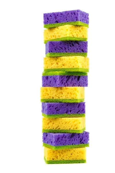 Sponges isolated on the a white background — Stock Photo, Image