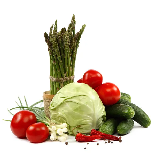 Verduras frescas. Alimento saludable . — Foto de Stock