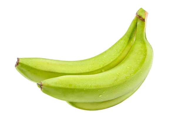 Bananas frescas de rama aisladas sobre fondo blanco —  Fotos de Stock