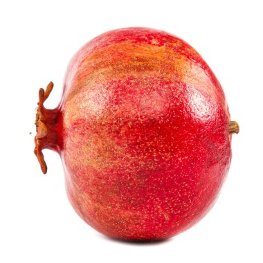 Nar beyaz arka plan üzerinde izole. Sağlıklı beslenme