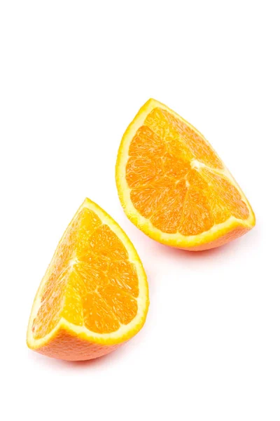 Fruto de naranja aislado sobre fondo blanco — Foto de Stock