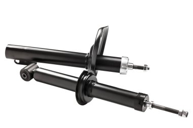 Beyaz arka plan üzerinde izole süspansiyon Strut araba