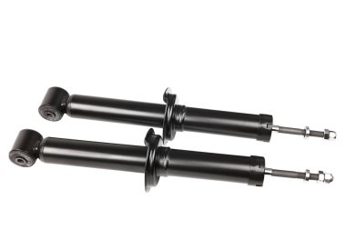 Beyaz arka plan üzerinde izole süspansiyon Strut araba