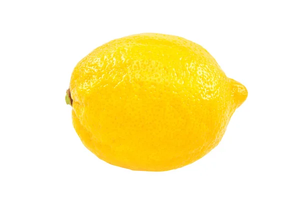 Свежие лимонные фрукты на белом фоне — стоковое фото