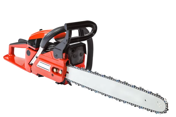 Chainsaw isolated on a white background. — Stock Photo, Image