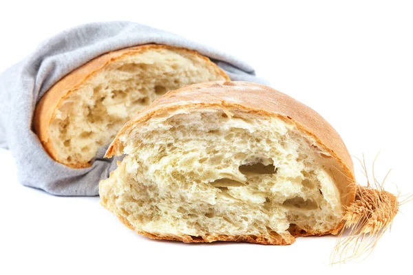 Limpa Rågbröd Isolerad Vit Bakgrund — Stockfoto