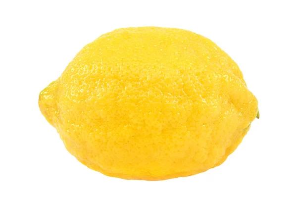 Ovoce Čerstvé Citronové Izolovaných Bílém Pozadí — Stock fotografie