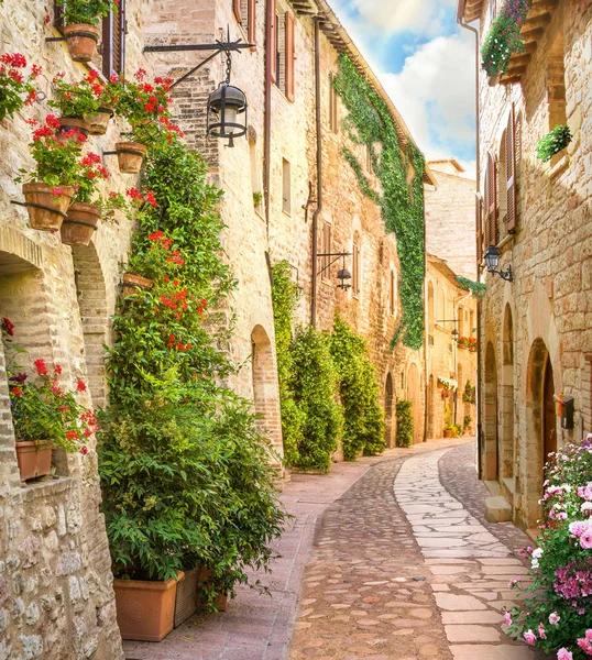 Alte Straße Italien — Stockfoto