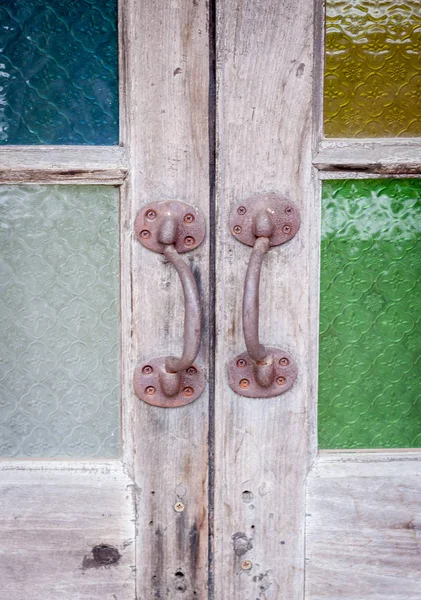 Eski kapı kolu vintage güzel bir resim — Stok fotoğraf