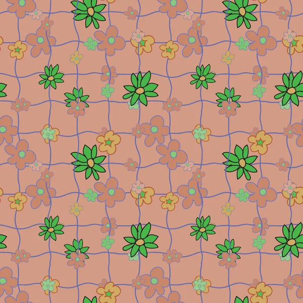 Abstrakte Frühling florale nahtlose Muster — Stockfoto