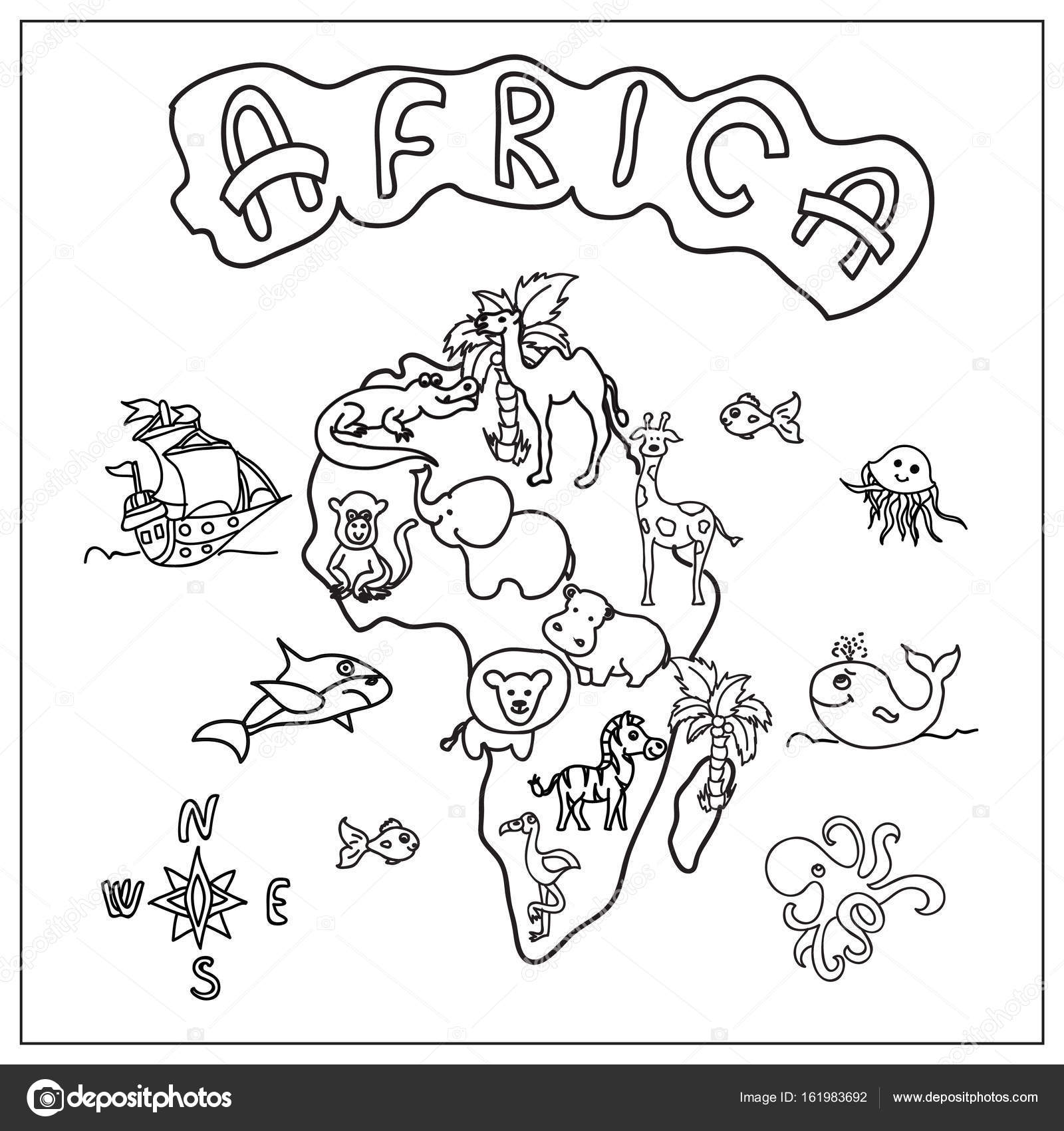 Kleurplaten Wilde Dieren Afrika