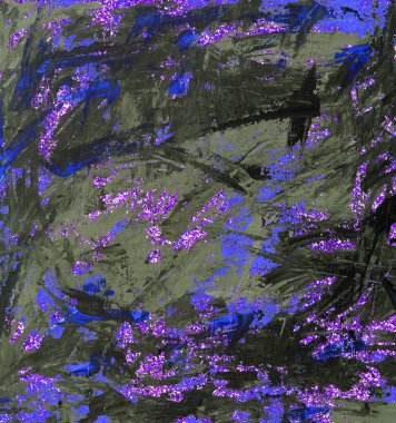 Yağ boyalı döşeme yüzeyinin soyut desenleri