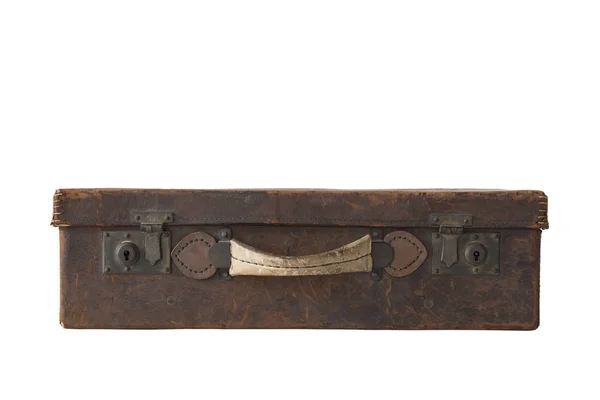 Saco de couro marrom antigo — Fotografia de Stock