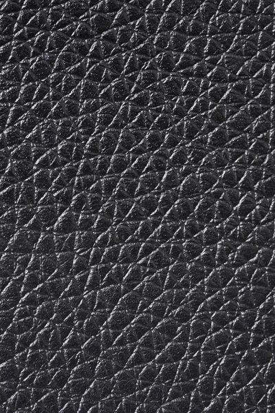 Black leather skin texture — Stock Photo, Image