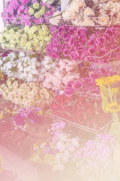 Rosa fundo de flores para o Dia dos Namorados — Fotografia de Stock