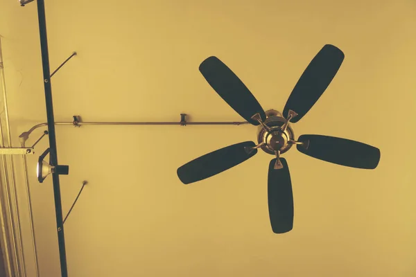 Ancient ceiling fan in building