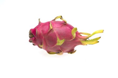 dragon meyve üzerinde beyaz izole