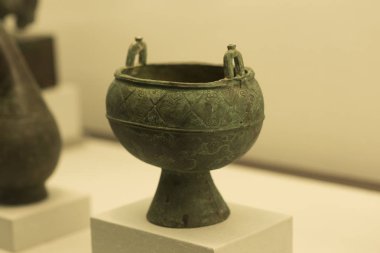 Taipei, Tayvan - 4 Mart: Antika Taipei Ulusal Sarayı Müzesi 4 Şubat 2017 üzerinde Taipei, Tayvan, Asya'da görüntülenir.