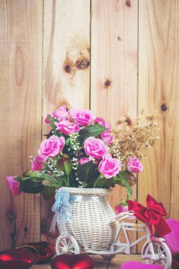 Vintage gül çiçek kullanmak için