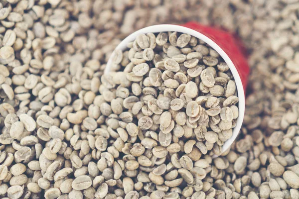 Many Coffee Beans Background — Photo