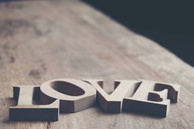 Kopya alanı ile Sevgililer Günü için Aşk konsept resmi