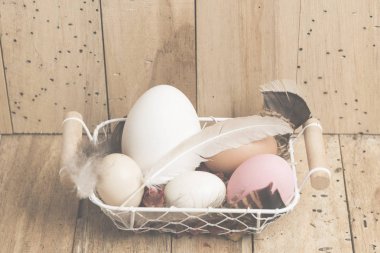 Yumurta, vintage filtre görüntüsü