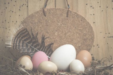 Yumurta, vintage filtre görüntüsü