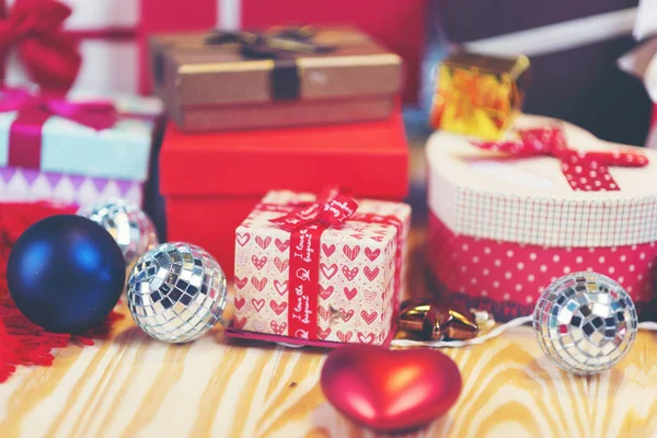 Подарункова Коробка Подарунок Різдво Новий Рік — стокове фото