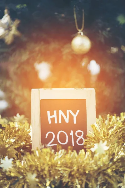 Fotos Zur Feier Des Neuen Jahres 2018 — Stockfoto