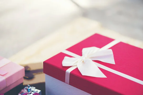 Подарункова Коробка Подарунок Різдво Новий Рік — стокове фото