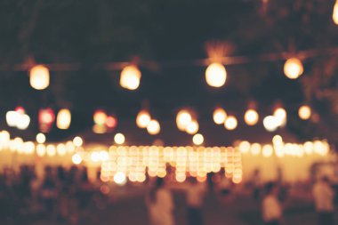 Noel Gecesi Bokeh ışığı