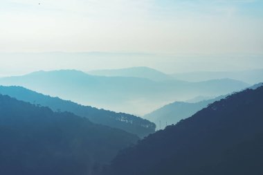 Da Lat, Vietnam 'daki katman dağları
